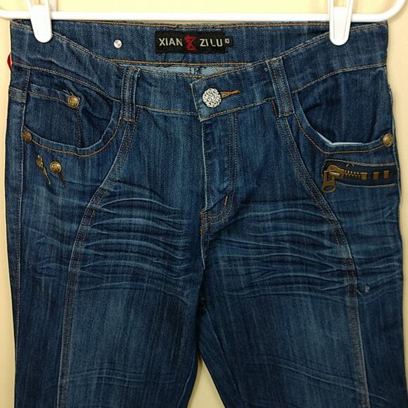 Xian Zilu Highrise Bootcut Jeans with Seaming Detail size 30 - Picture 2 of 7